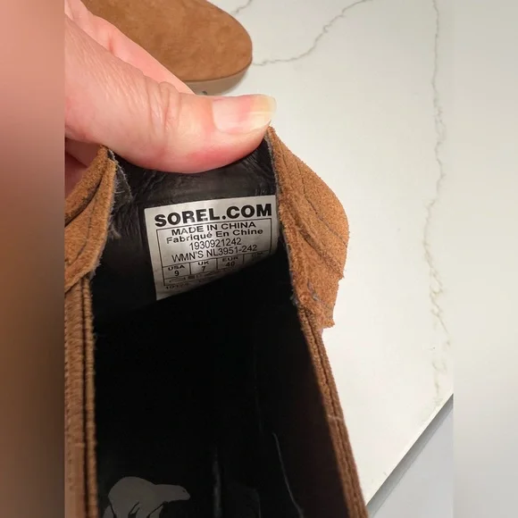 Women’s Sorel Joan Uptown Chelsea Boot Size 9 Brown - Picture 6 of 14